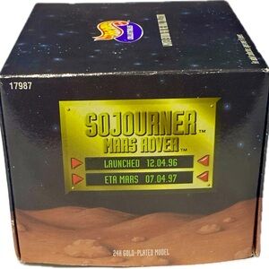 [NIB NRFB] Hot Wheels Collectible Mars Rover Sojourner JPL 24K Gold Plated RARE